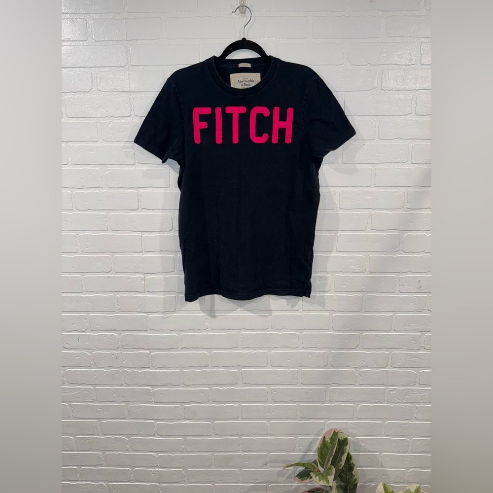 Abercrombie & Fitch Men’s Color Block Lettering Muscle Tee - Picture 7 of 11